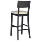 Linon Home Decor Jorissen Bar Stool in Dark Charcoal, , large