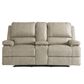 Bassett Parker Power Console Loveseat with Headrest and Lumbar in Flax, , large