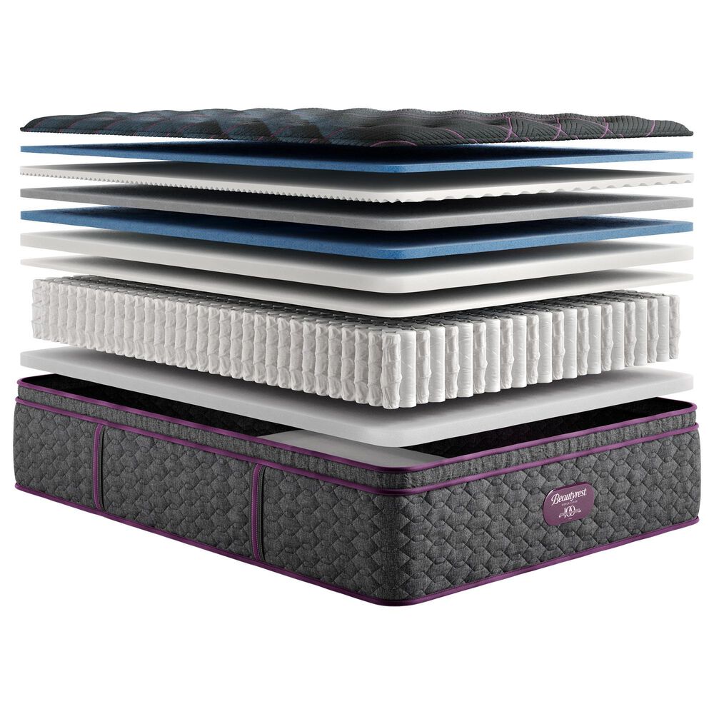 Beautyrest World Class Level Three Plush Pillow Top Full Mattress, , large