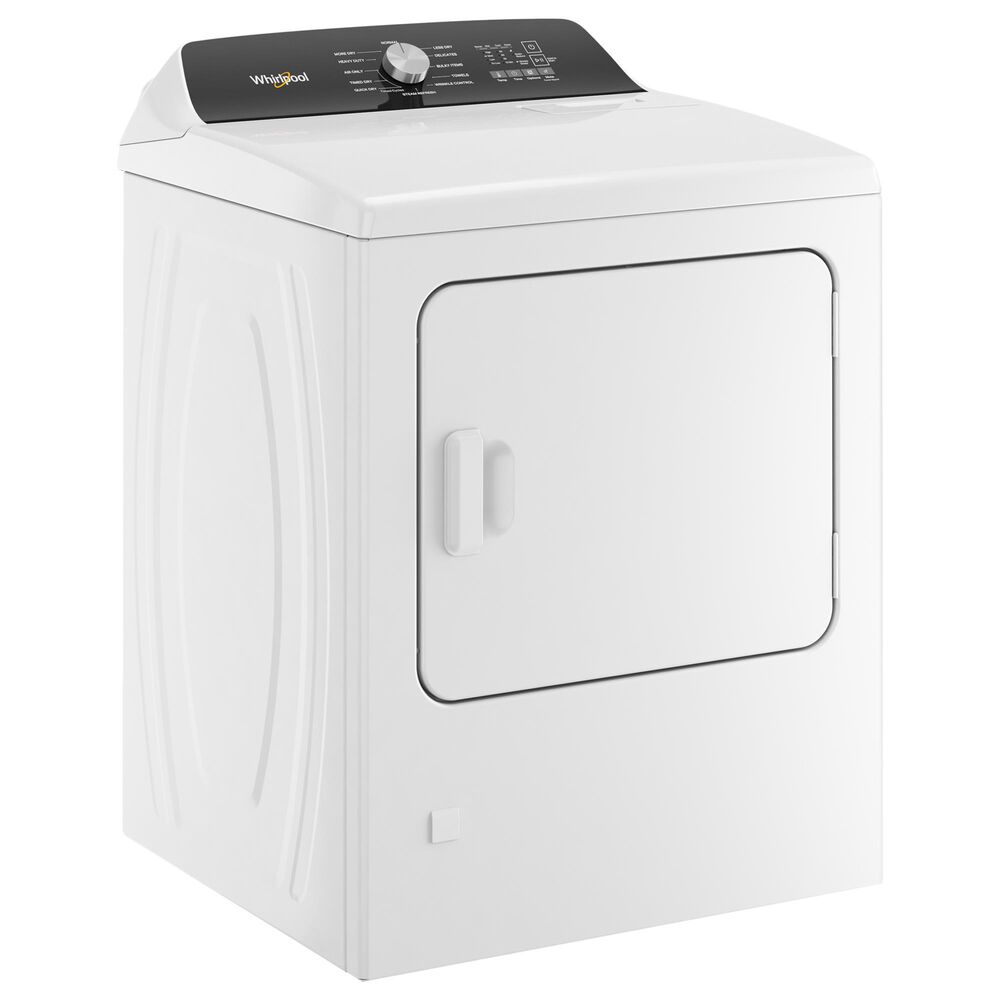 Whirlpool 7 Cu. Ft. Capacity Gas Dryer with Steam in White