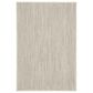 Nourison Courtyard Ivory and Silver 2" x 3" Indoor/Outdoor Area Rug, , large