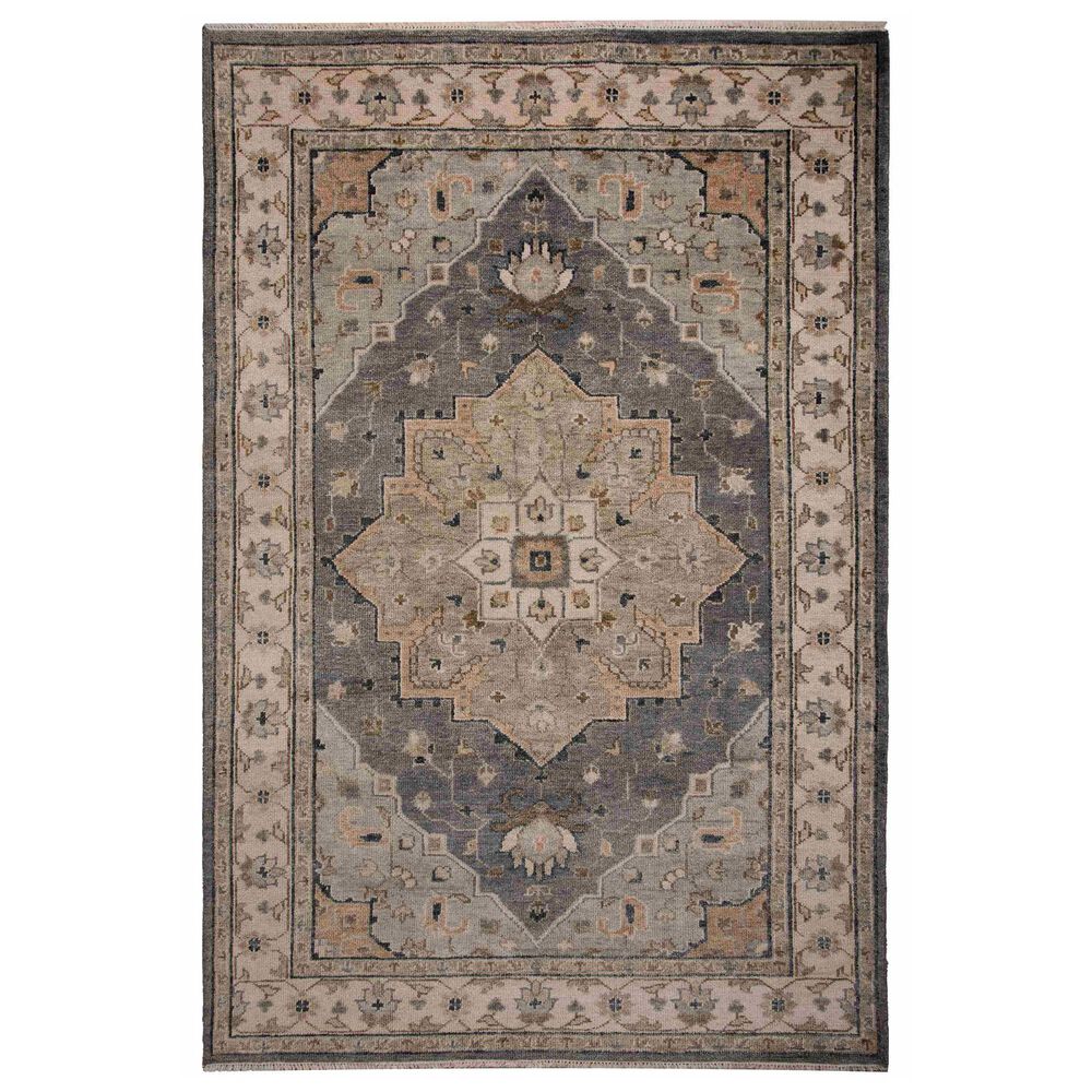 Rizzy Hallmark 2" x 3" Gray Area Rug, , large
