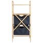 Household Essentials Storage Shelf with Cotton Fabric Drawers in Natural, , large