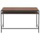 Sauder Nova Loft Writing Desk in Grand Walnut and Black, , large