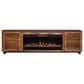 Endress International Graceland 86" Fireplace in Black and Bourbon, , large