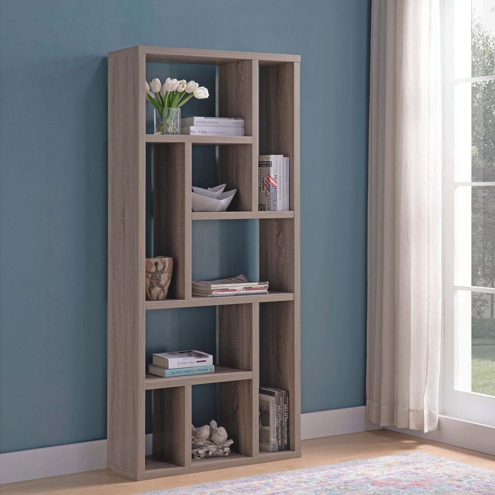 Global Movement 70&quot; TV Stand in Dark Taupe, , large