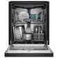 Bosch 300 Series 24" Built-In Recessed Handle Dishwasher with 8 Wash Cycles in Black, , large
