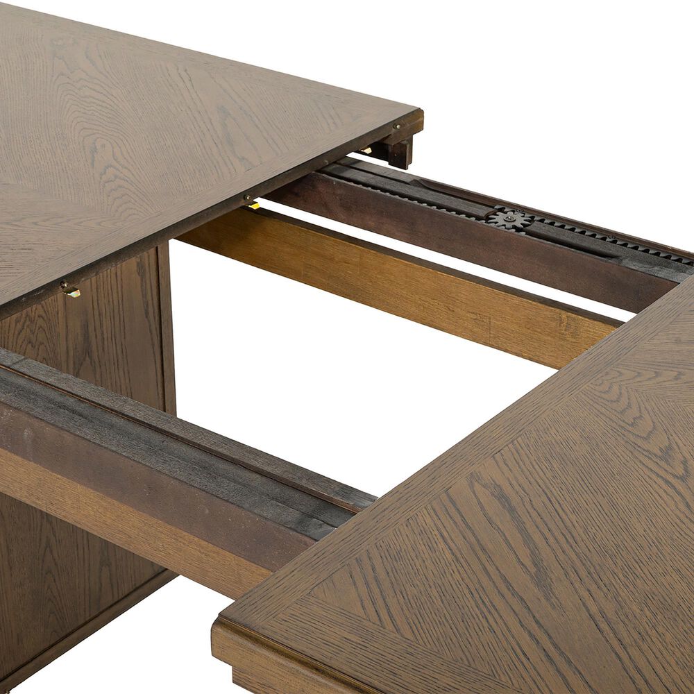 Furniture of America Virex Rectangle Extendable Dining Table in Dark Walnut, , large