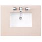 James Martin Vanities Bristol 30" Single Bathroom Vanity in Bright White with 3 cm Eternal Marfil Quartz Top and Rectangular Sink, , large