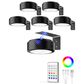 HOMLUX Tap Control Wall Light in Black (Set of 6), , large