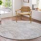 Surya Brunswick Cream, Taupe, Tan, Light Slate, Blue and Gray 7"10" Round Area Rug, , large