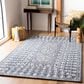 Safavieh Micro-Loop MLP619M 5" x 8" Blue and Ivory Area Rug, , large