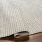 Surya Reika Off-White, Light Slate and Black 10" x 14" Indoor/Outdoor Area Rug, , large