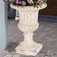 Hearth and Haven Outdoor Garden Urn Planter in Antique White, , large