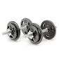 Impex, Inc Case Iron Dumbbell Set with Case: (4) 5lb plates, (4) 3lb plates, (2) 14" handles, (4) Spin Lock Collars, , large