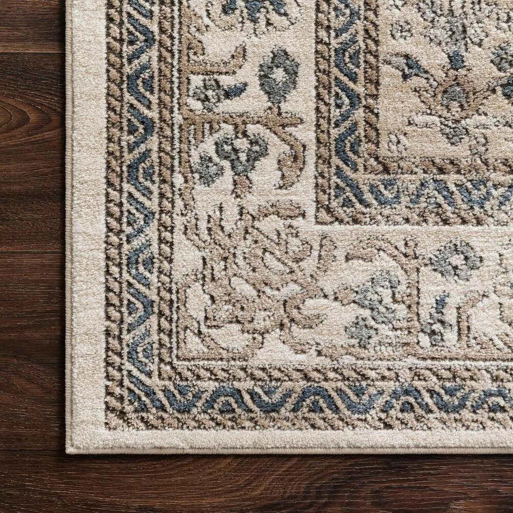 Loloi II Teagan TEA-02 5&#39;3&quot; x 7&#39;6&quot; Oatmeal and Ivory Area Rug, , large