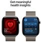 Apple Watch Series 11 (GPS+Cellular) 46mm Titanium Case with Milanese Loop - M/L in Natural and 2-Year AppleCare+, , large