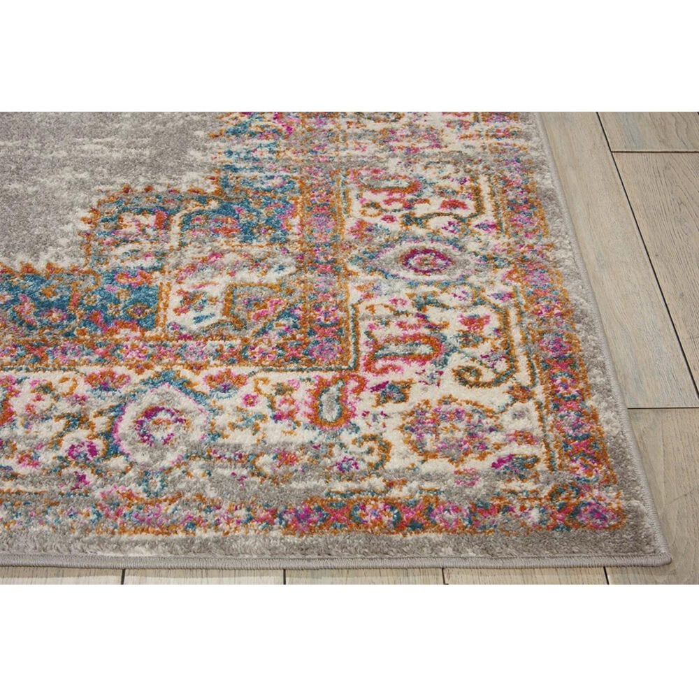Nourison Passion PSN03 3&#39;9&quot; x 5&#39;9&quot; Grey Area Rug, , large