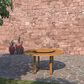 International Home Miami Anto 7-Piece Round Patio Dining Set in Grey and Light Oak, , large