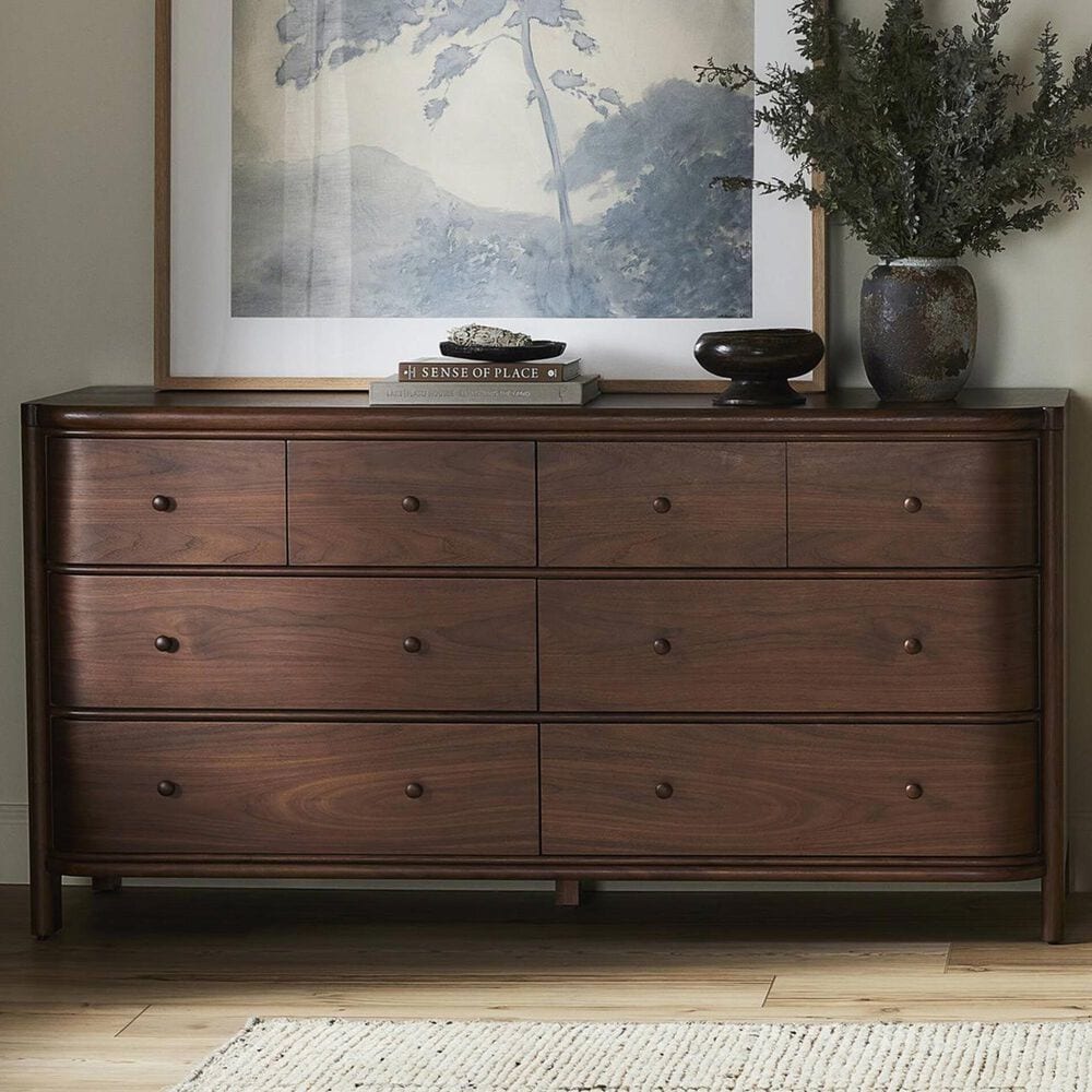 Amber Lewis x Four Hands Agatha 8 Drawer Dresser Only in Dark Brown Walnut, , large