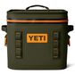YETI Hopper Flip 12 Soft Cooler in Olive and King Crab Orange, , large