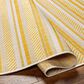 Surya Eagean EAG-2424 Mustard and Ivory 6"7" Square Indoor/Outdoor Area Rug, , large