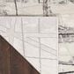 Nourison Desire 7"10" x 9"10" Grey and Silver Area Rug, , large
