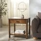 Safavieh Jaylessa 1-Drawer End Table in Medium Oak, , large
