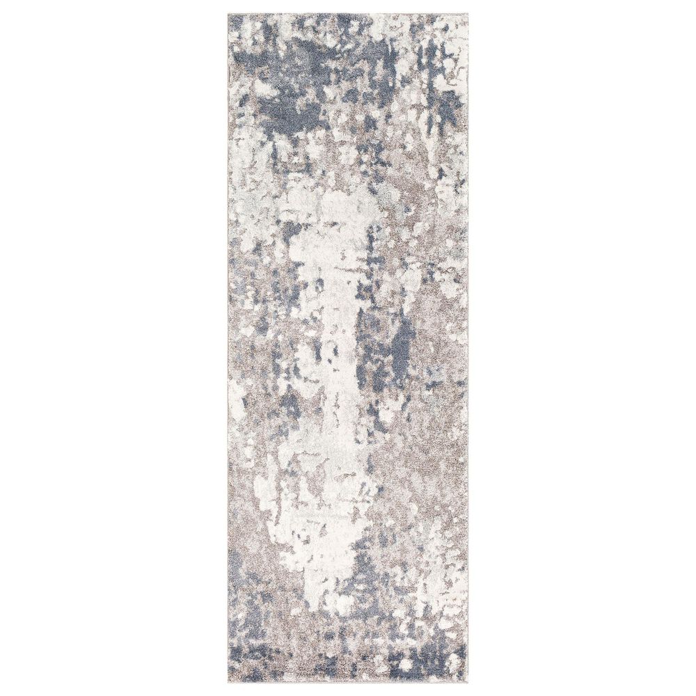 Surya Venice VNE-2304 2"9" x 7"3" Denim, Blue and Ivory Runner, , large