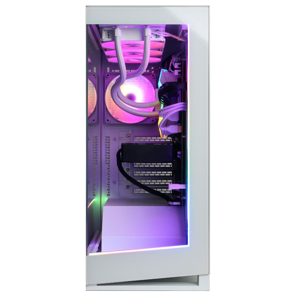 CyberPowerPC Gamer Supreme Gaming Desktop | Intel Core i9-14900KF - 32GB RAM - NVIDIA GeForce RTX 5070 Graphics - 1TB SSD in White, , large