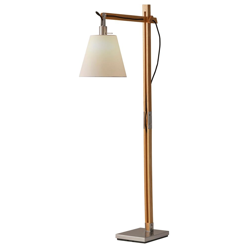 Adesso Walden Floor Lamp in Natural, , large