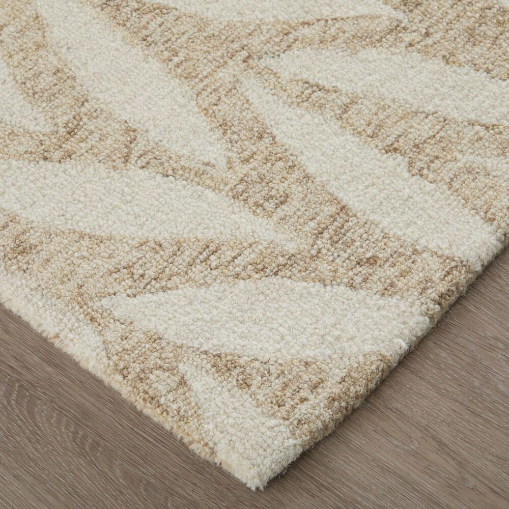 Feizy Wallace Beige 5&#39; x 8&#39; Area Rug, , large