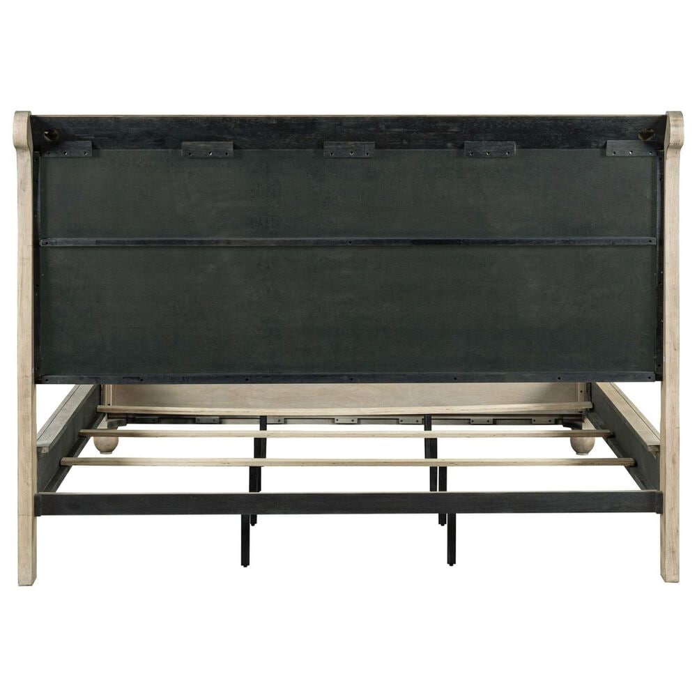 Belle Furnishings Rustic Traditions Queen Sleigh Bed in Saddle Tan, , large