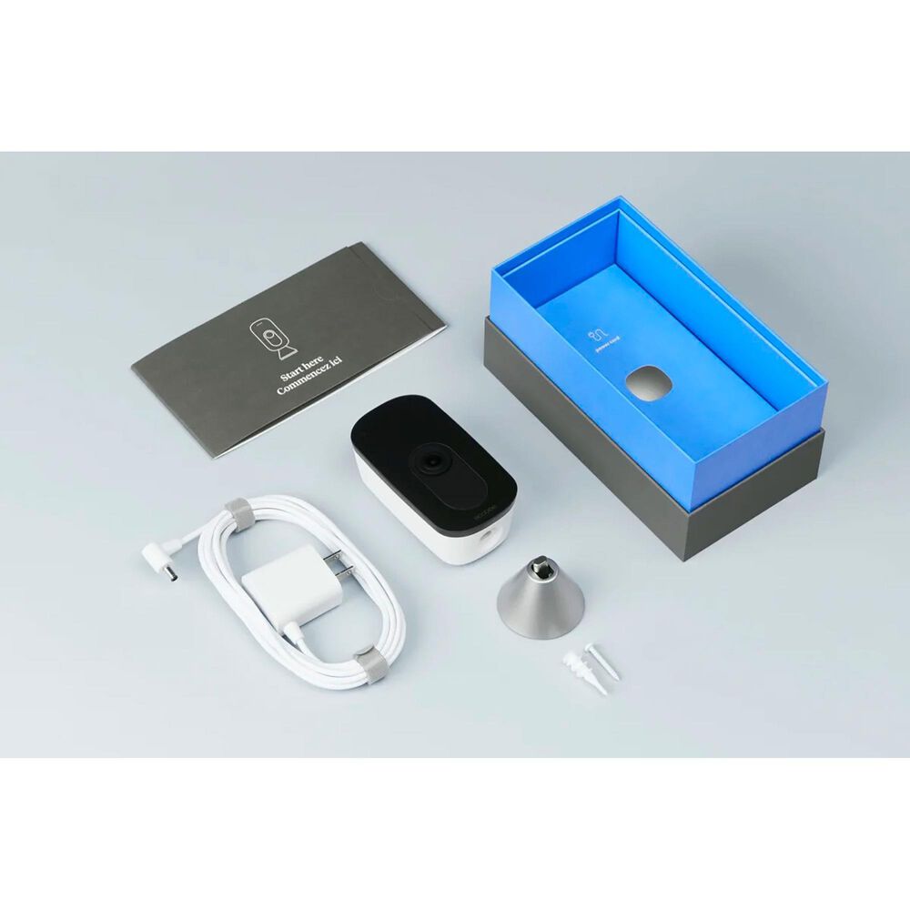 Ecobee SmartCamera with Voice Control in Black and White, , large