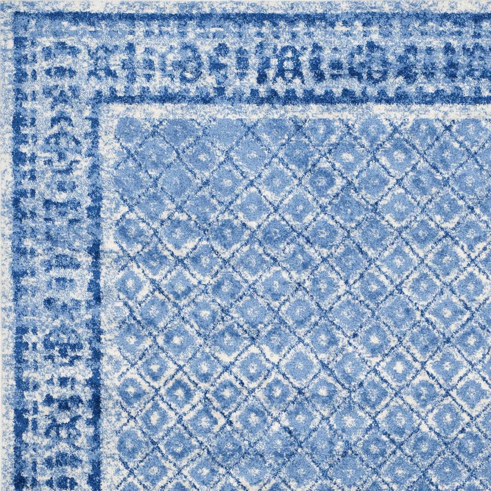 Safavieh Adirondack ADR110D-4SQ 4&#39; x 4&#39;  Silver/Blue Square Rug, , large