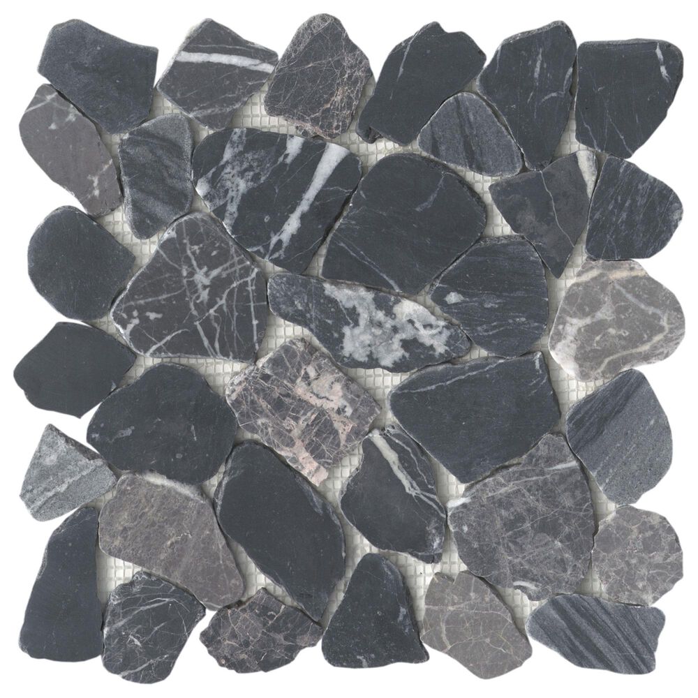 Emser Opuscar Night 12" x 12" Honed Natural Stone Mosaic Sheet, , large
