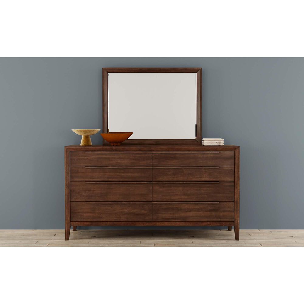 A-America Ralston 4-Piece King Storage Bedroom Set in Dark Amber, , large