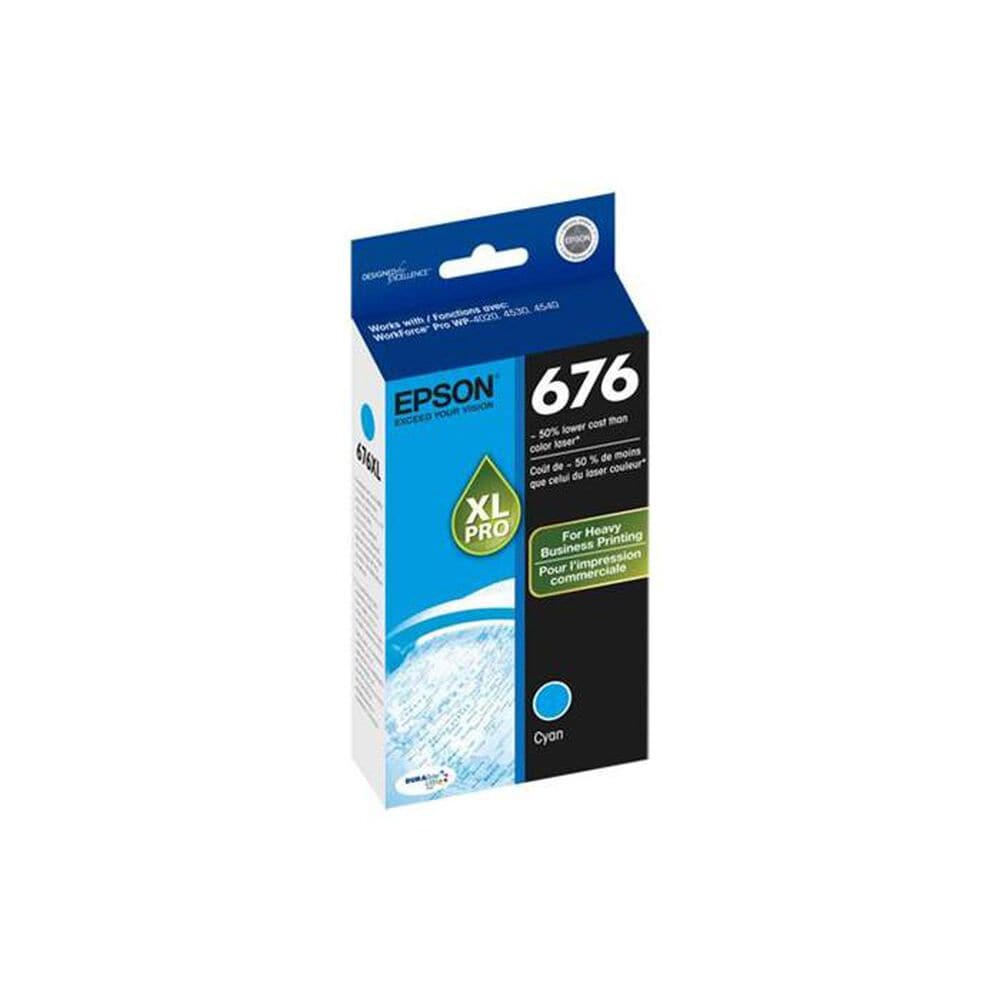 Epson 676XL Cyan Ink Cartridge, , large