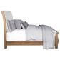 New Heritage Design Coventry Hall 3-Piece Queen Sleigh Bed with Two Nightstands in Pecan, , large