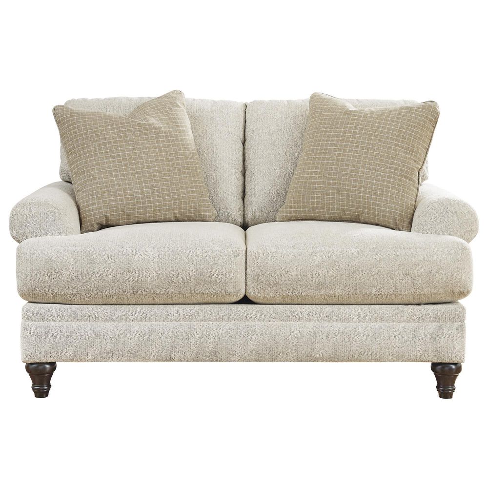 Ashley Valerani Stationary Loveseat in Sandstone, , large