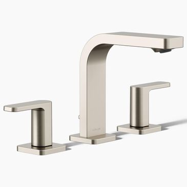 Kohler Parallel Widespread Bathroom Sink Faucet in Vibrant Brushed Nickel, , large