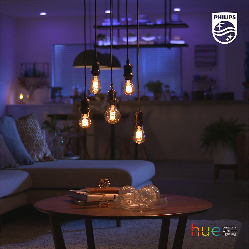 Philips Hue Filament G25 LED Smart Bulb in White, , large