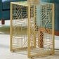 Lexington Home Brands Palm Desert Redford Accent Table in Gold, , large