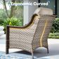 HOMLUX 6-Piece Patio Conversation Set with Coffee Table in Beige, , large