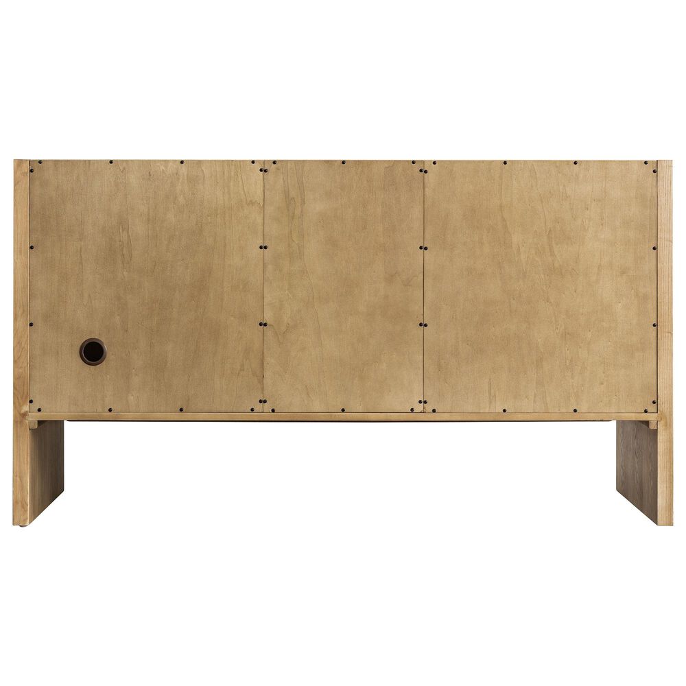 James Martin Vanities Hudson 60" Double Bathroom Vanity in Light Natural Oak with 3 cm Eternal Jasmine Pearl Silestone Top, Rectangular Sinks and FreePower Wireless Charger, , large