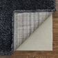 Feizy Darian 2" x 3" Black and Charcoal Area Rug, , large
