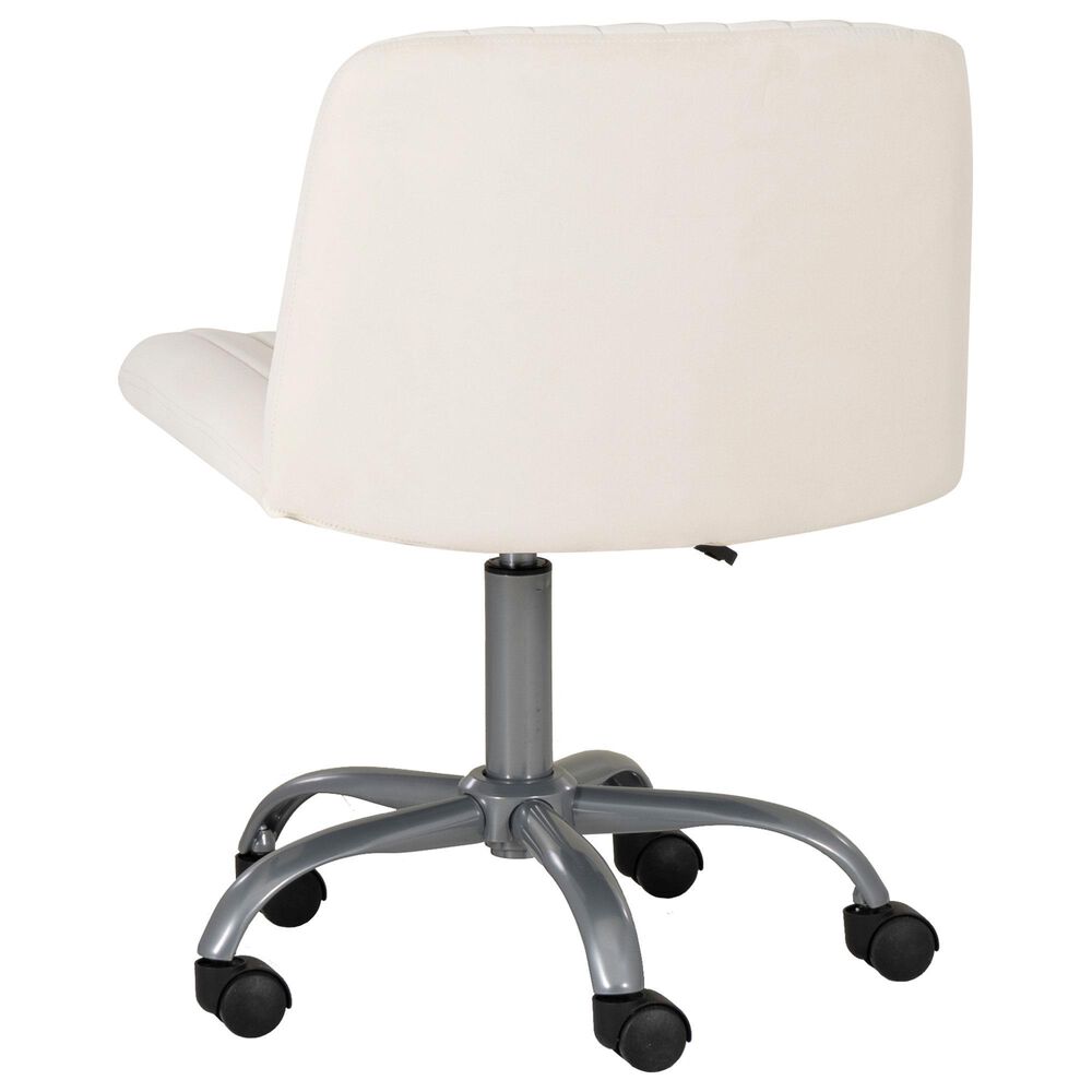Linon Home Decor Stratton Office Chair in Off White, , large