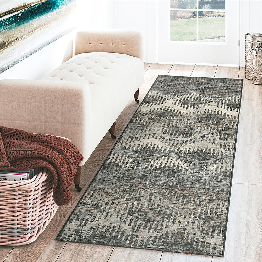 Dalyn Rug Company Brisbane BR9 2&#39;3&quot; x 7&#39;6&quot; Midnight Runner, , large