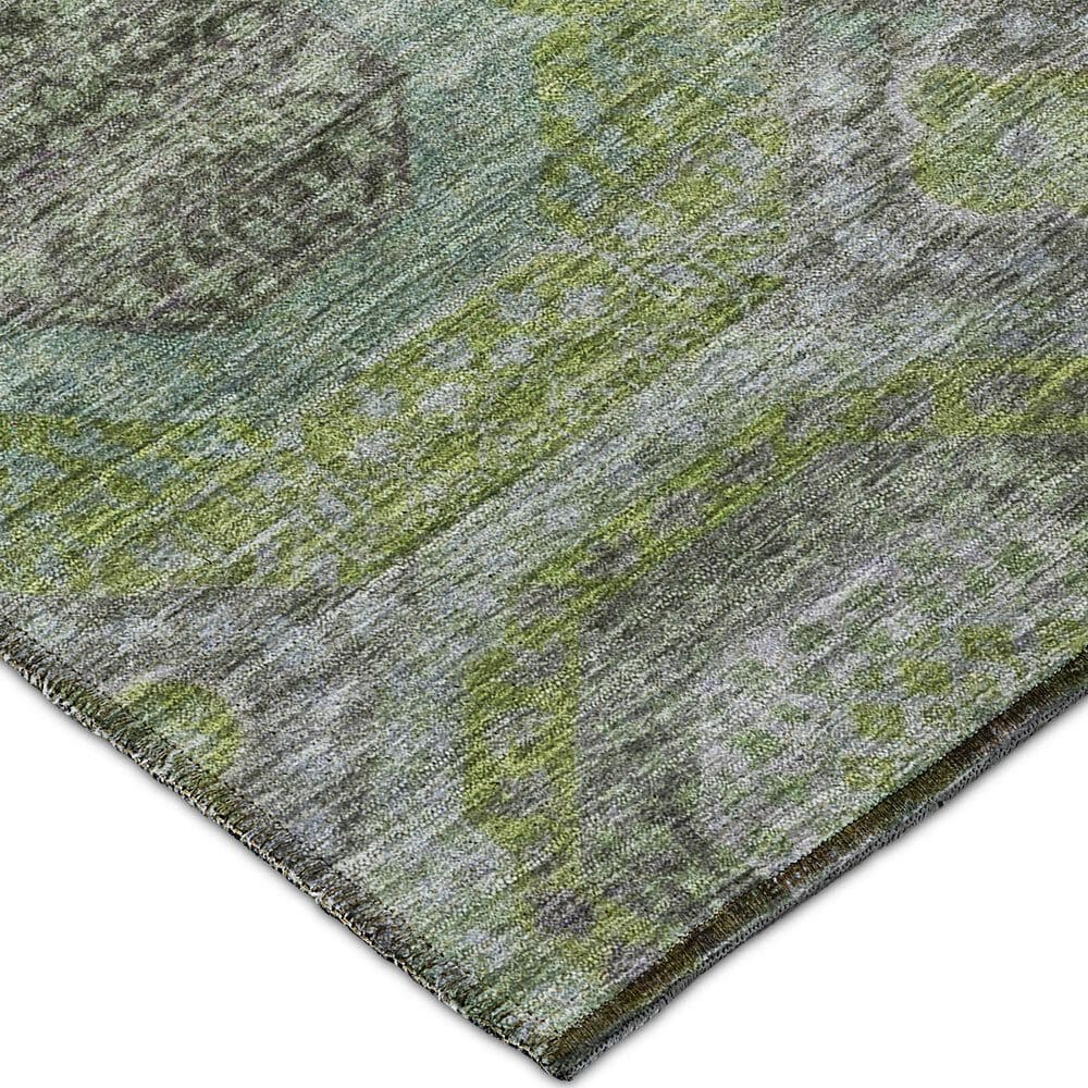 Dalyn Rug Company Karaj KJ6 1&#39;8&quot; x 2&#39;6&quot; Olive Indoor/Outdoor Area Rug, , large