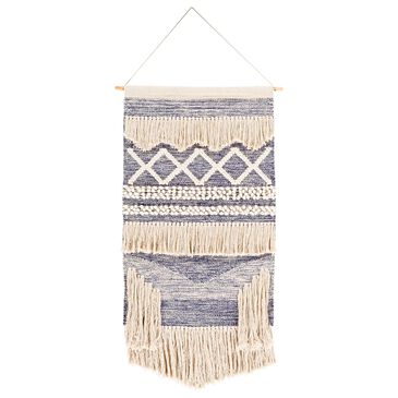 Surya Sedona Wall Hanging in Bright Blue/Beige, , large